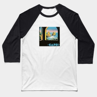 Capri Tourism Baseball T-Shirt